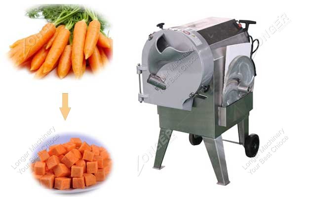 Root Vegetable Cutting Machine for Carrot