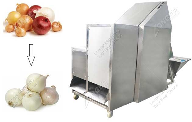 Semi-Automatic Stainless Steel Automatic Onion Peeler Machine For  Commercial Use, For Restaurant, Model: PMW18