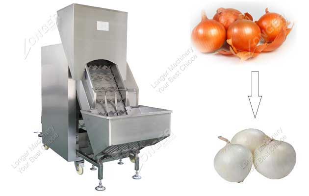 Automatic Conveyor Onion Peeling Machine for Hot Sale