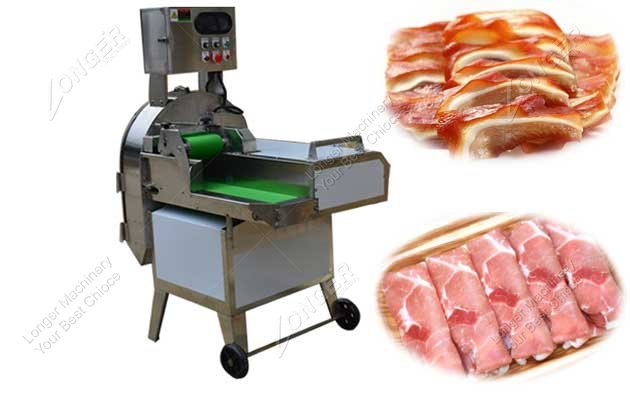 cooked meat cutting machine