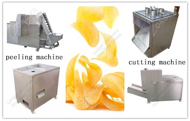 banana peeling and cutting machine image